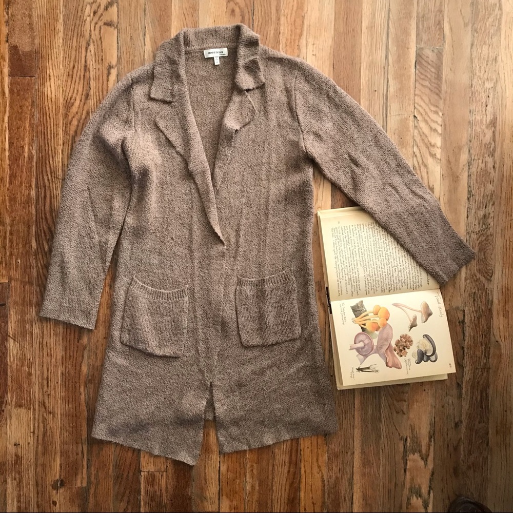 Long Knit Sweater Coat / Duster